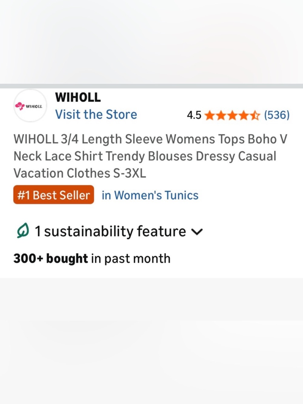 Black Women's Embroidered V-Neck Top - Picture 6 of 6